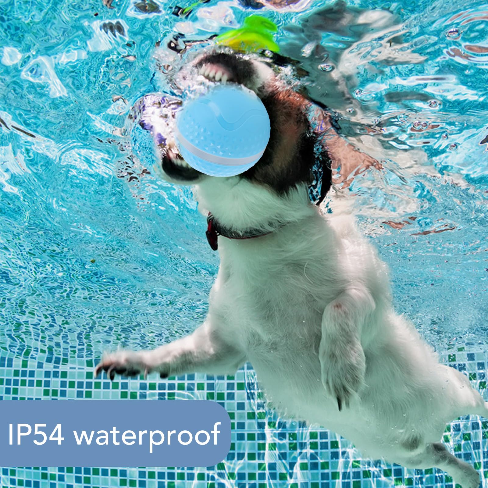 Interactieve hondenbal - Leuke speelbal voor honden, duurzaam huisdierspeelgoed | Automatisch bewegende stuiterbal, interactieve trainingsbal houdt huisdieren actief, boeiend hondenspeelgoed voor