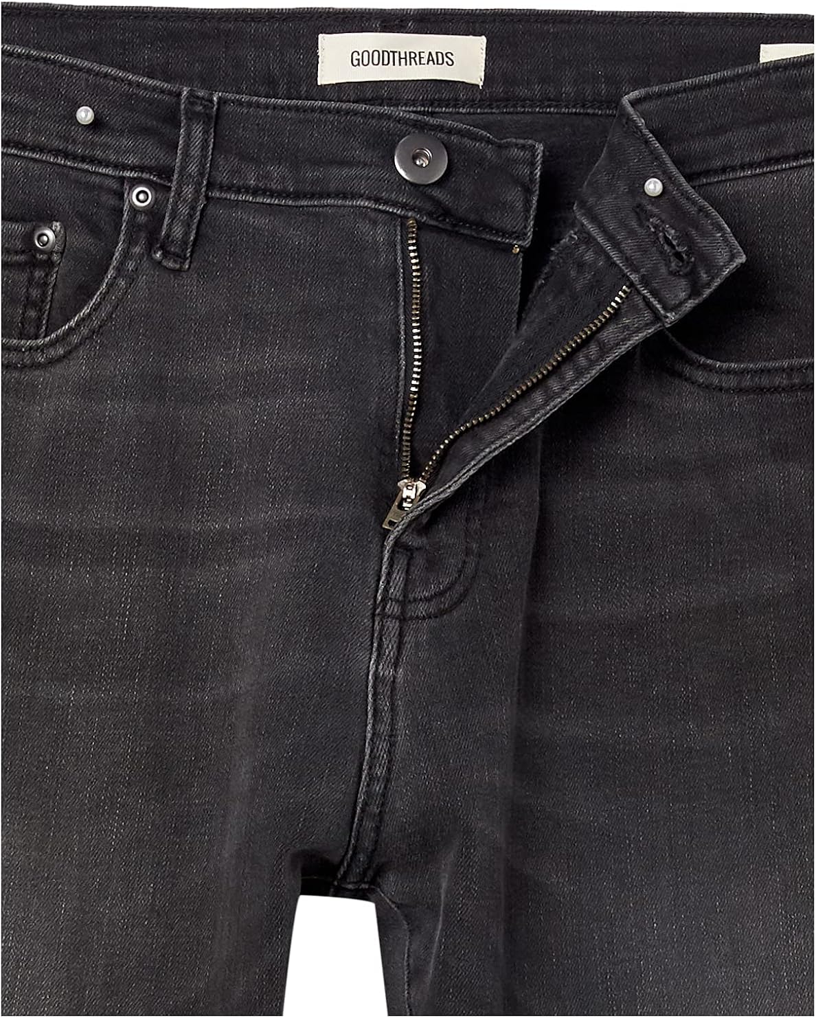 Amazon Essentials Men's Athletic-Fit Jean (Previously Goodthreads) 28W x 29L Black Sanded