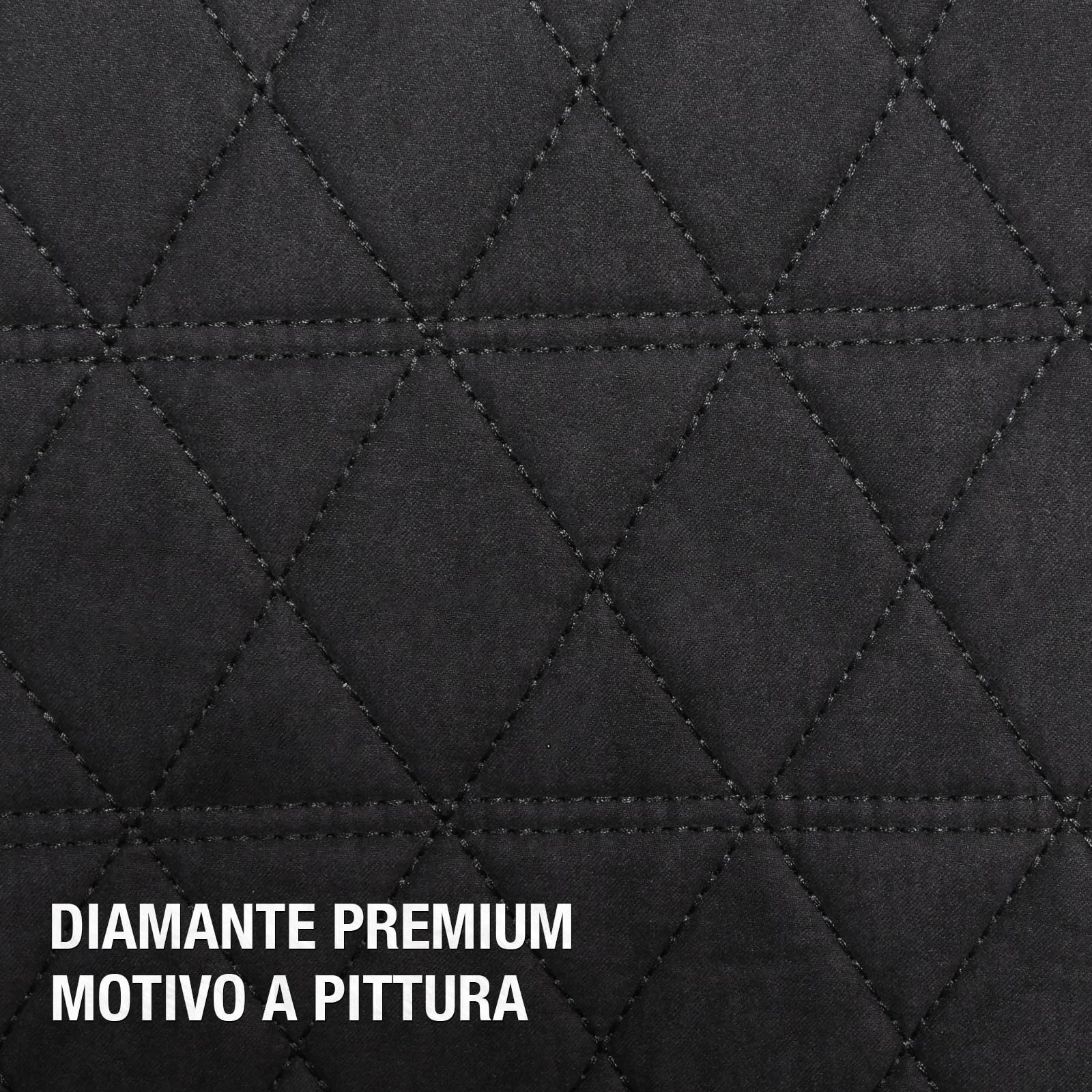 TOYOUN Coprisedili Auto Universale Qualità Superiore Poliestere e PU Nero