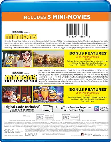 Miniatura 3 de Minions 2-Movie Collection - Blu-ray + Digital
