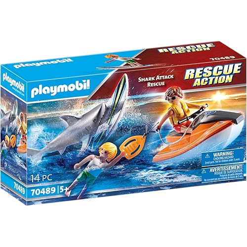 Playmobil Shark Attack and Rescue Boat