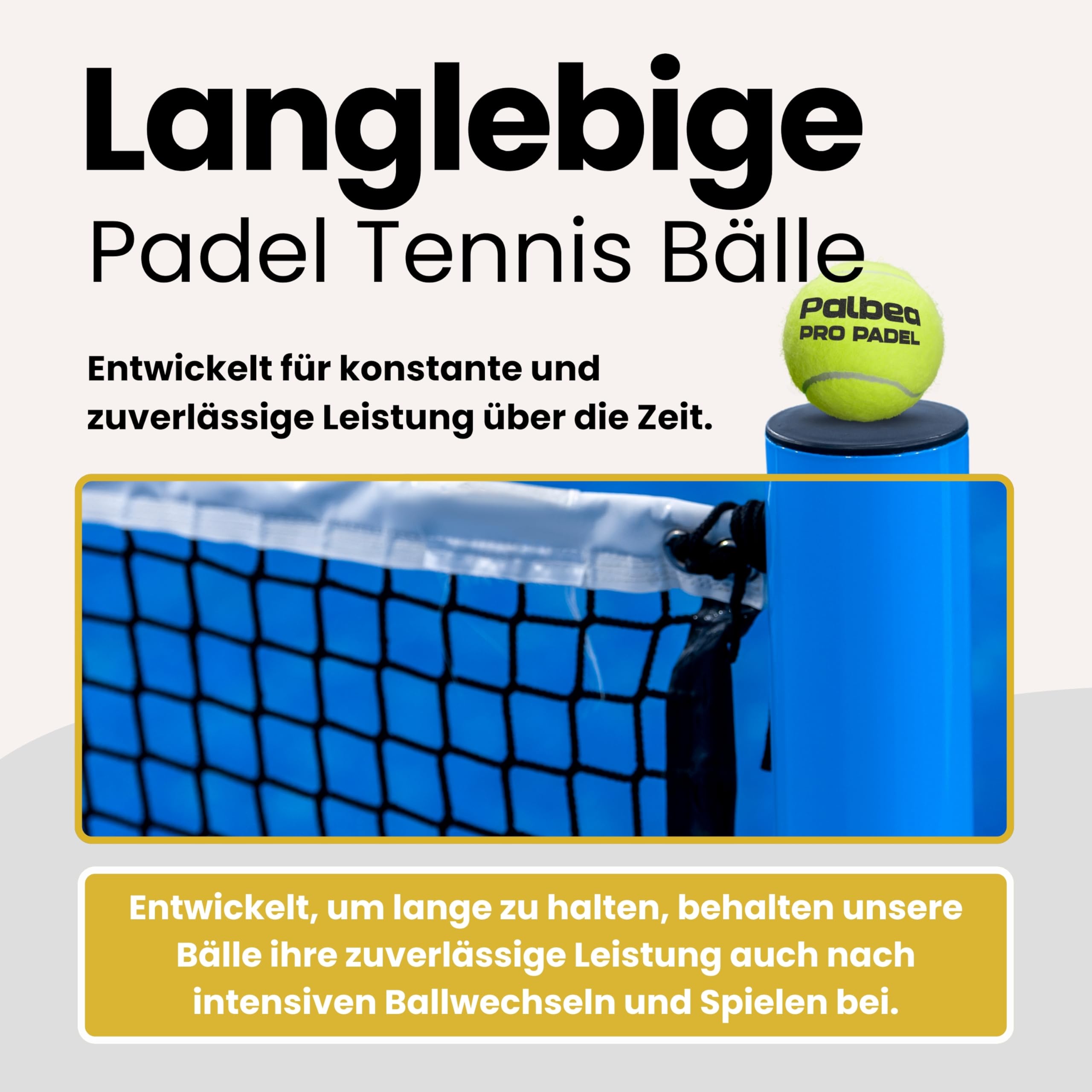 Palbea PRO Padel - FIP Zugelassene Padelbälle - 1 Karton x 6/9/12/14/20/24 Röhren - Padel Bälle mit HV Filz für Hohe Sichtbarkeit. Premiumqualität. Für Training und Turniere. Langlebig und Schnell.