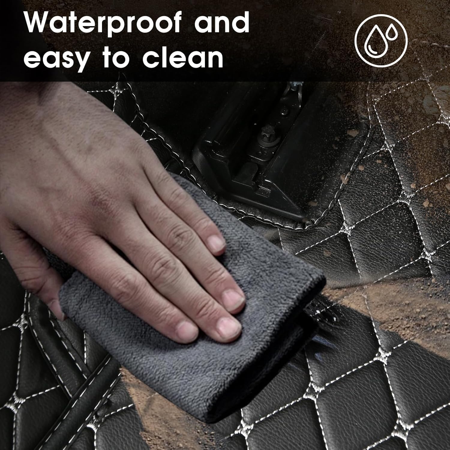 Luxury car Floor mats are for 99% of Vehicle Models,All Weather car Floor mats Provide Comprehensive Protection for Vehicles,Floor mats for car Personalized Customization! (red)