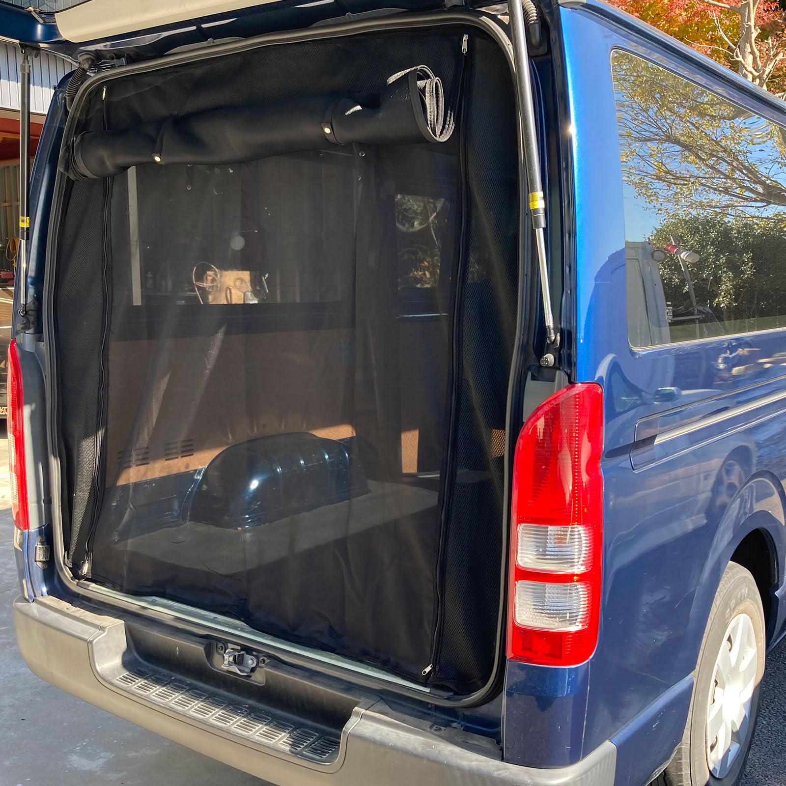 ハイエース200系 リアゲートウインドウパネル リアドア 目隠し 車中泊