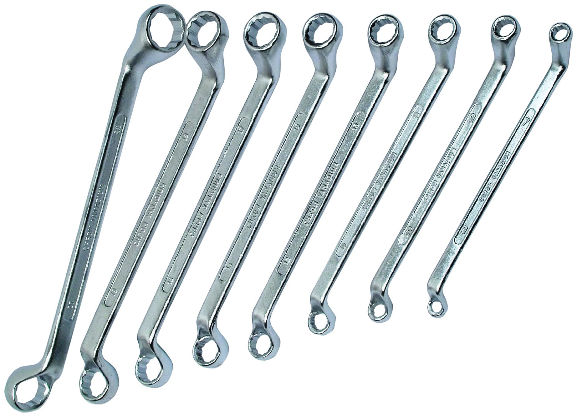 Brüder Mannesmann 140-08DIN Set de clés polygonales 8 pièces 6-22 mm (Import Allemagne)