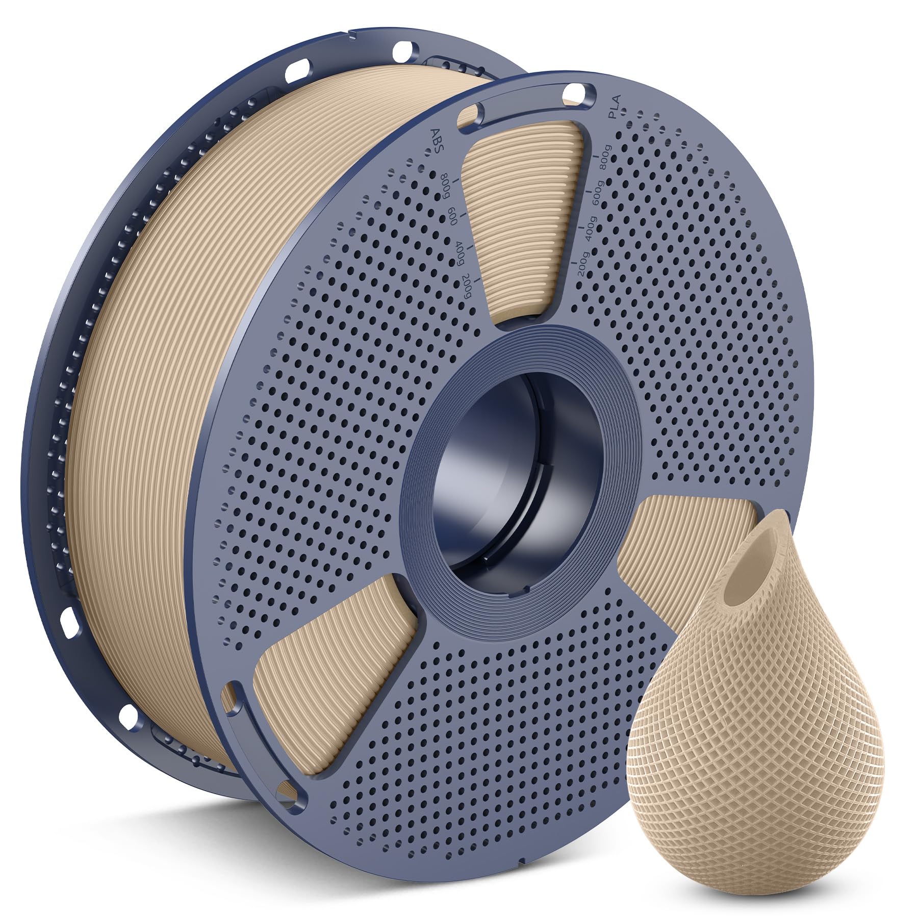 SUNLU PETG Filament 1,75 mm, weniger Stretching gute Schicht Haftung hohe Zähigkeit 3D-Drucker Filament 1,75 ± 0,02 mm, 1kg Spule (2,2 lbs), PETG Eiche
