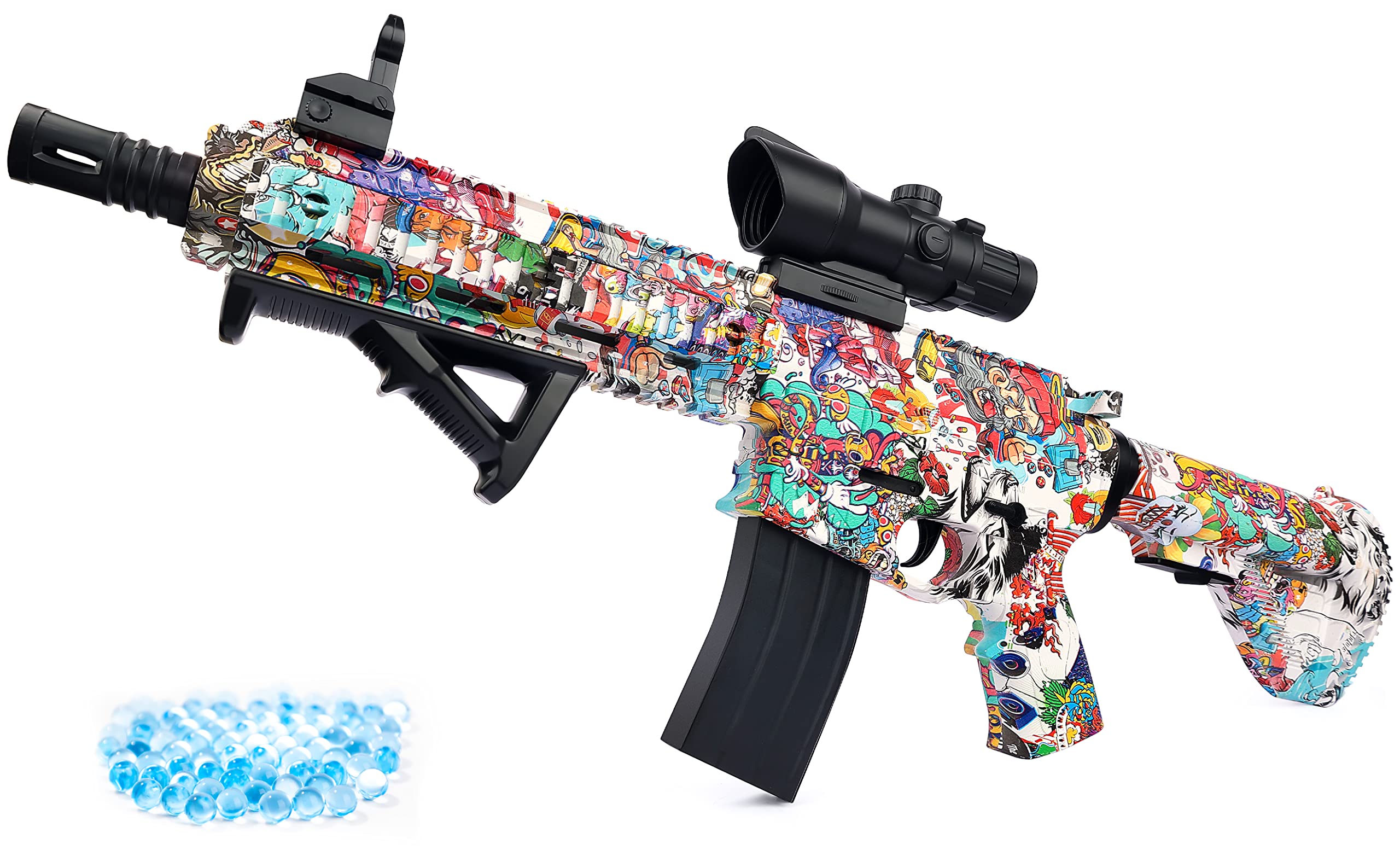 Buy NIZHEN Electric Gel Ball Blaster (Big M416), 2 Modes Gel Ball