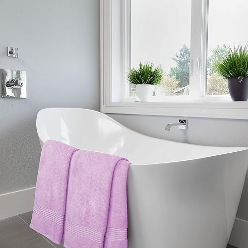 Vista 65 de Utopia Towels - Juego de toallas de baño 100 % de algodón hilado en anillo de 600 GSM, secado rápido, muy absorbentes, livianas, para baños
