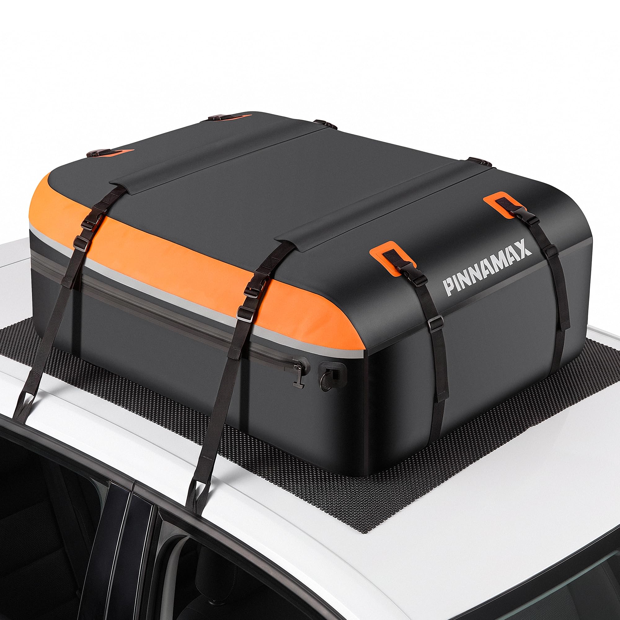 Borsa per portapacchi da tettuccio con cerniera ermetica, impermeabile, robusta borsa per il trasporto del tetto in PVC per viaggi con SUV, furgoni e camion