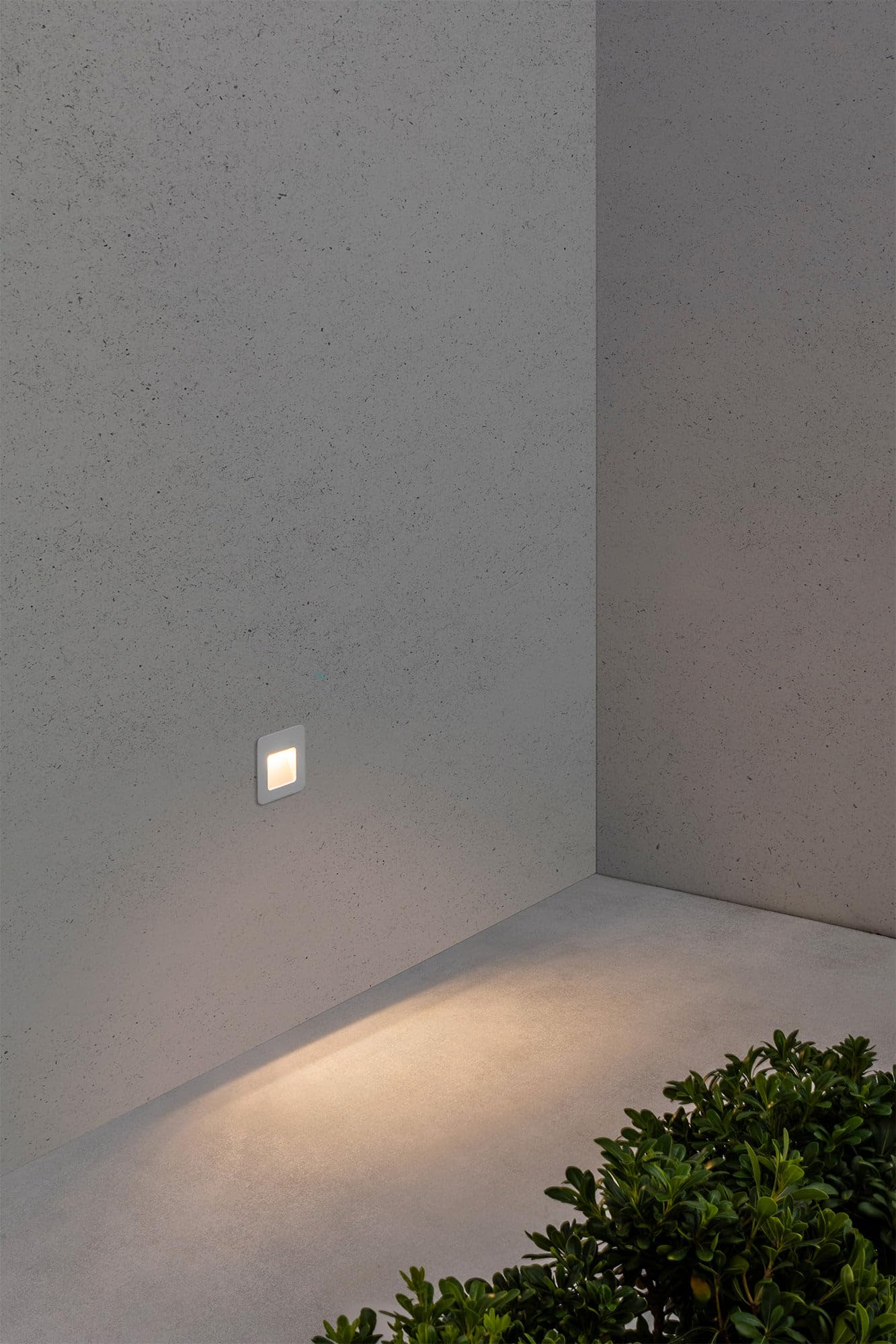 Faro Barcelona 70395 - NASE SQ Empotrable blanco