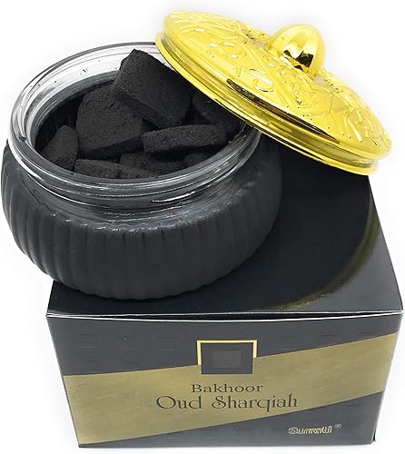 Miniatura 1 de Surrati Bakhoor Oud Sharqiah - Incienso árabe exótico - Bukhoor - incienso - 70 GMS - Tabletas
