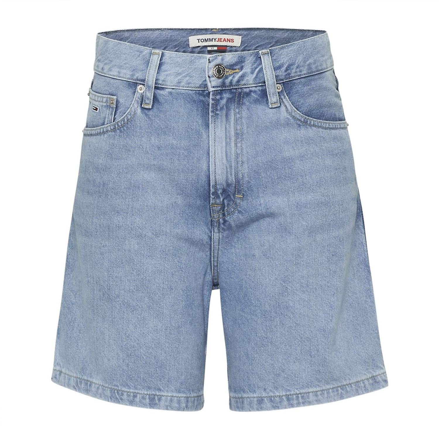 Tommy Hilfiger Bermudas Jeans Azul Mujer DW0DW12507-1AB, turquesa