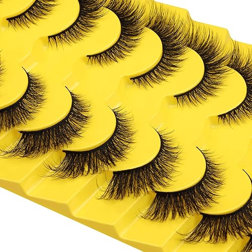 Miniatura 6 de Pestañas naturales de ojo de gato, pestañas postizas esponjosas de visón que parecen extensiones de pestañas de ojo de zorro, 9 pares de Zegaine