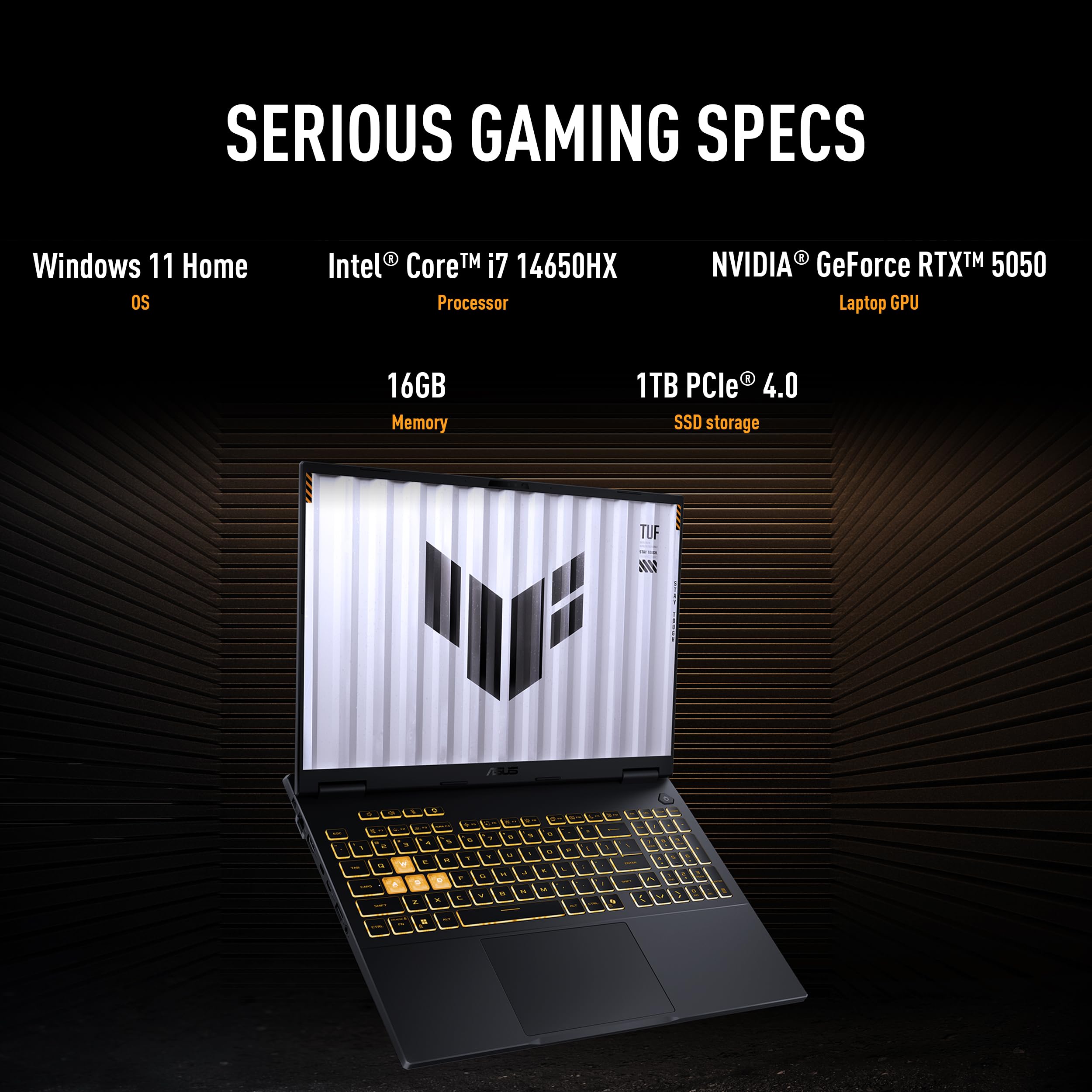 Amazon.co.jp: ASUS TUF Gaming F16 (2025) ゲーミングノートパソコン