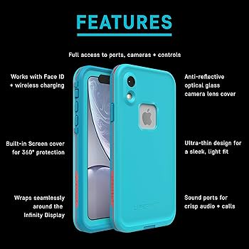 LIFEPROOF fre for iPhone XR／Black LifeProof FRE Series Phone Case for Apple iPhone XR - Black