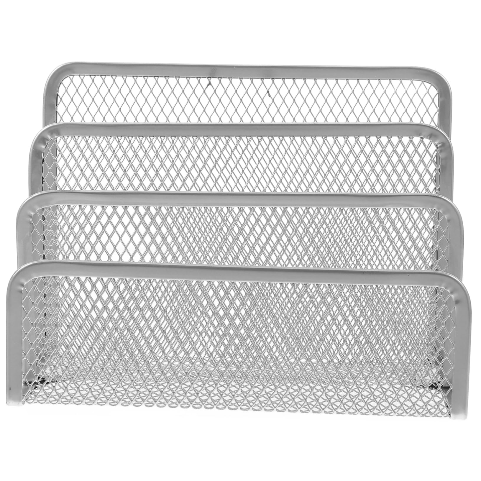 Operitacx 4pezzi Supporto Libri Metallico Da Scrivania Con Scomparti Organizzatore Riviste Per Ufficio e Studio Design Elegante e Leggero Per Casa e Ufficio