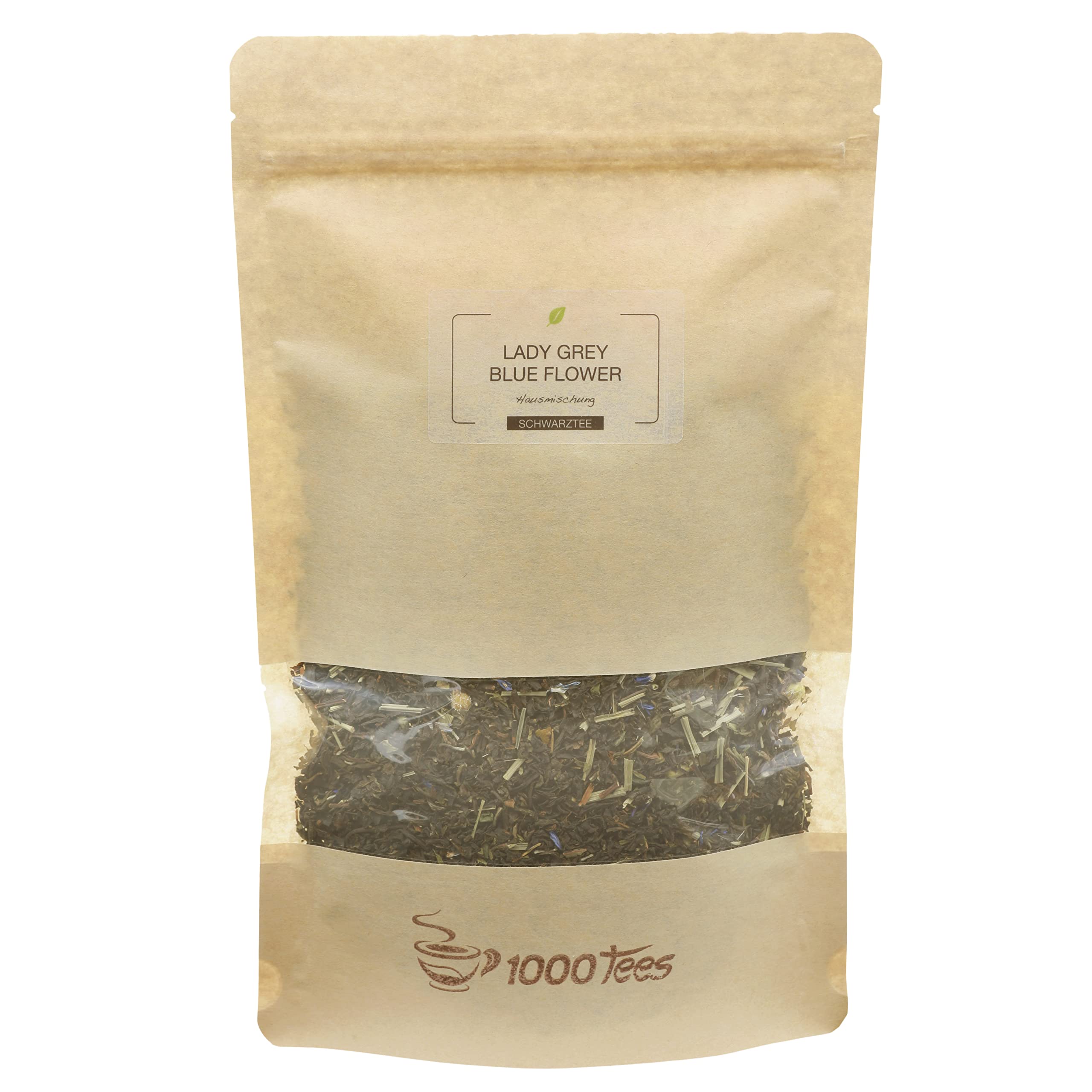Schwarztee Lady Grey-Blue Flower, mild, beeren-fruchtig, bergamottig, frisch abgefüllt