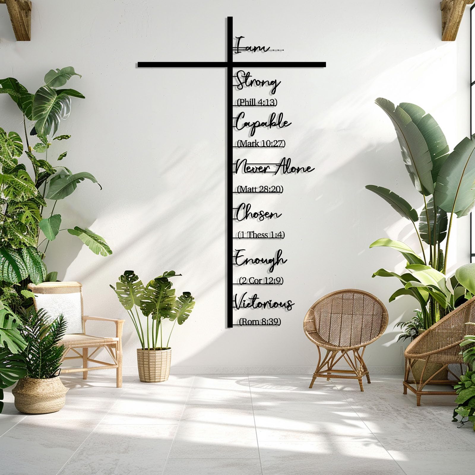 Amazon.com: vinwipe Metal Cross Wall Decor, Crosses and Bible