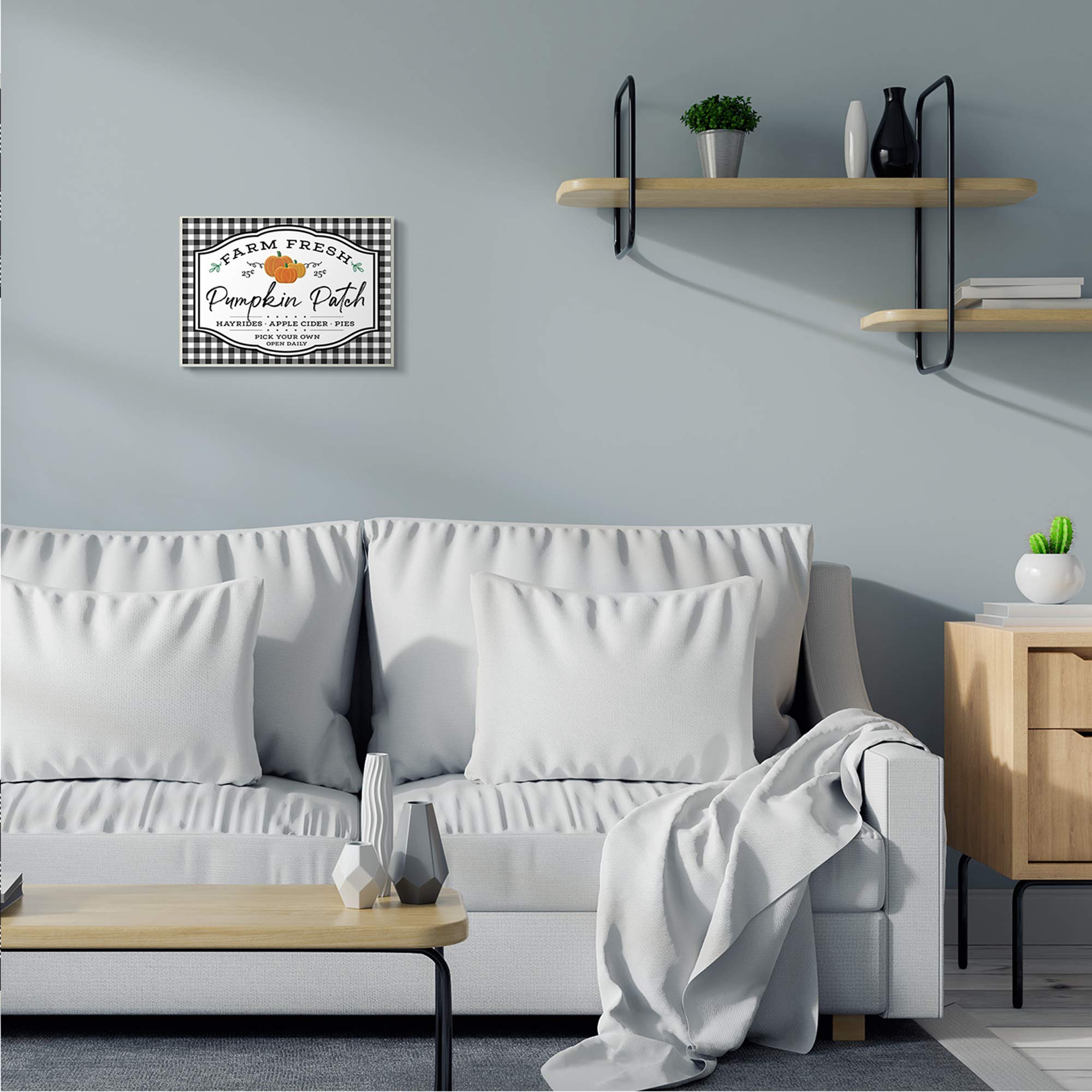 Stupell Industries Placa de pared, negro, 10x15