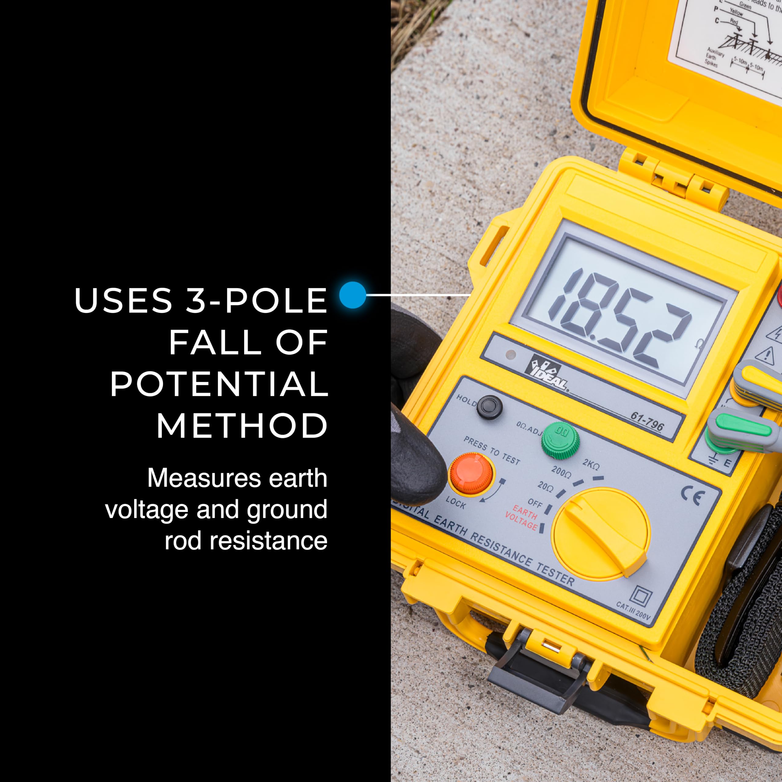 Ground Resistance Tester - Safe Electrical Testing -2