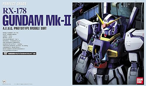 Miniatura 5 de Bandai Hobby RX-178 Gundam Mk-II AEUG, figura de acción de grado perfecto de Bandai