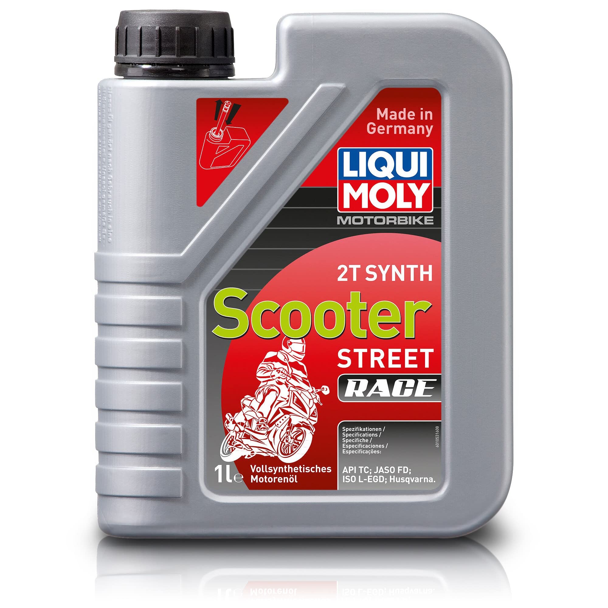 LIQUI MOLY Motorenöl 4T Synth 10W-50 Offr. Race, 1L