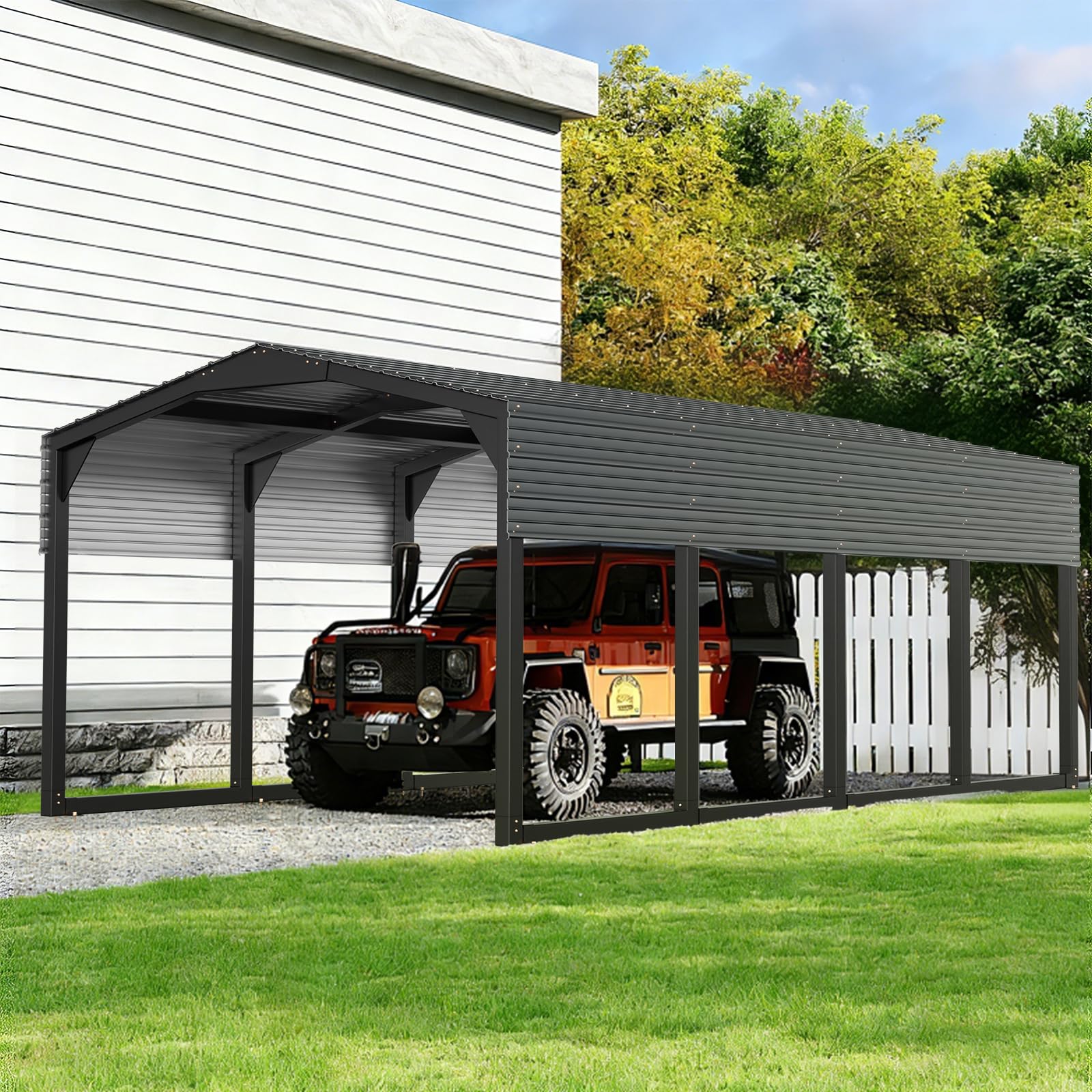 12×20 FT Heavy Duty Carport