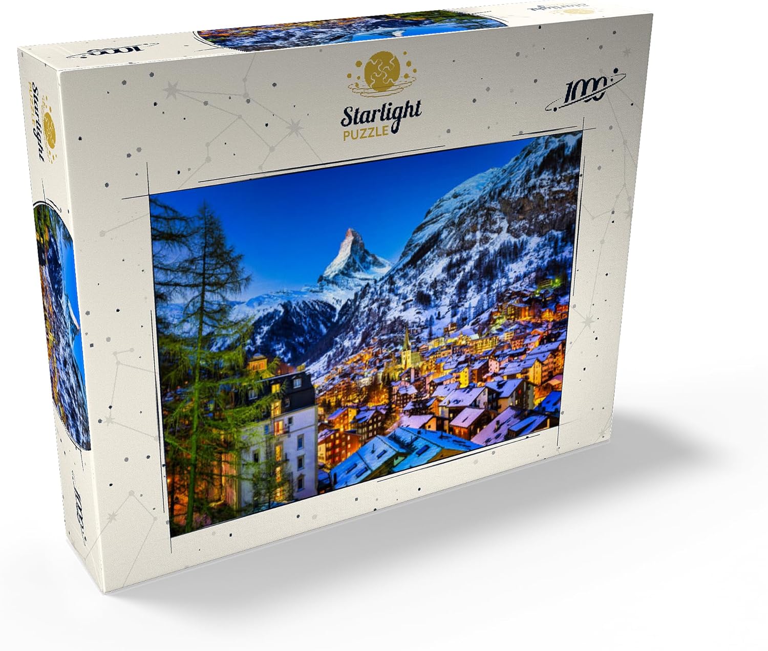 MyPuzzle Zermatt and The Matterhorn Switzerland - Premium 1000 Piece Jigsaw Puzzle for Adults