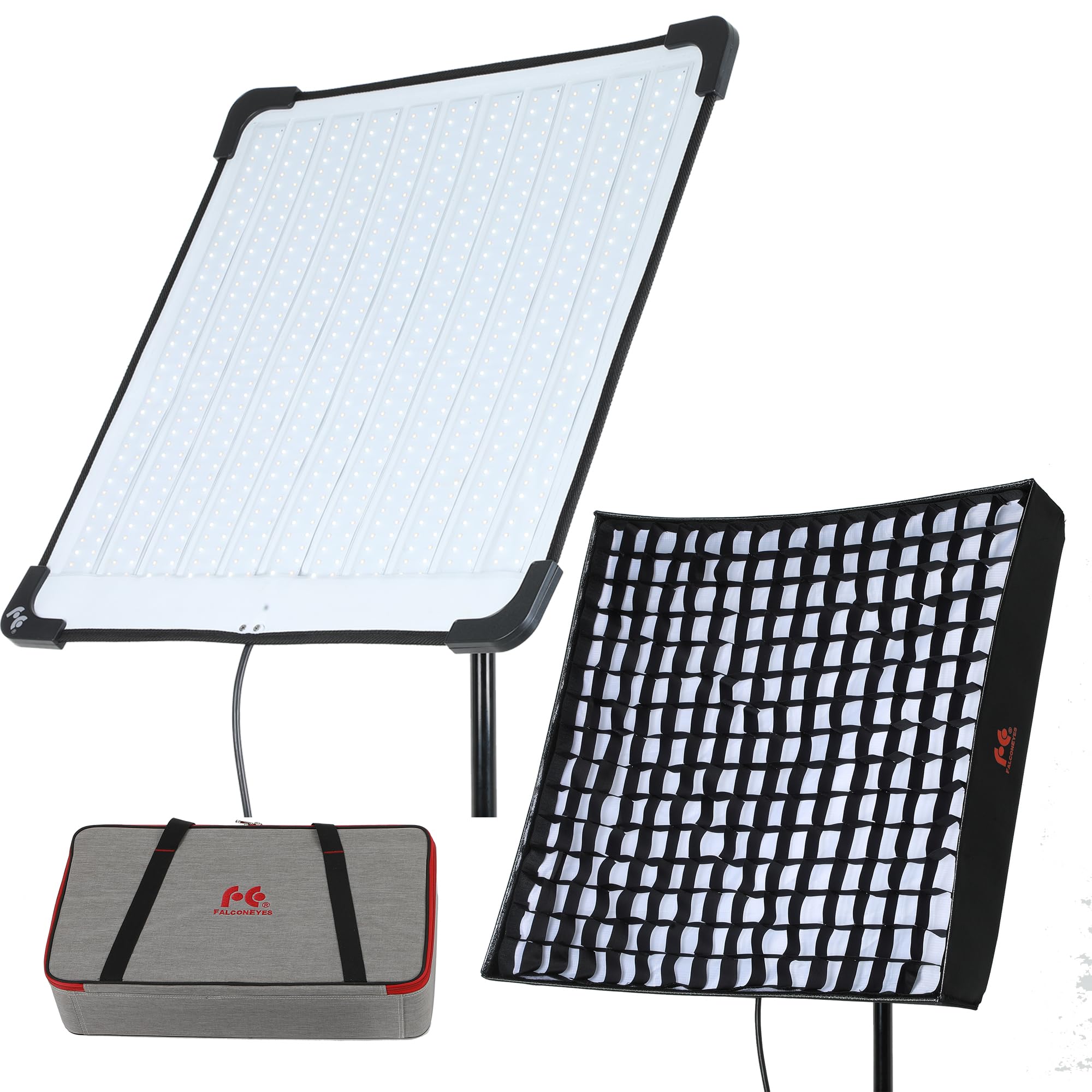 Falcon Eyes RX-24TDX III 220W Roll-Flex LED Light Bi-Color 3000K - 5600K LED Light IPX8 Waterproof Flexible LED Light with 9 Scene Effect Mode, APP