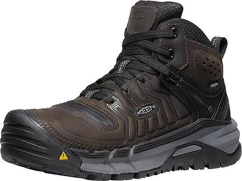 Miniatura 1 de KEEN Utility Botas Kansas City Mid impermeables de punta suave para hombre