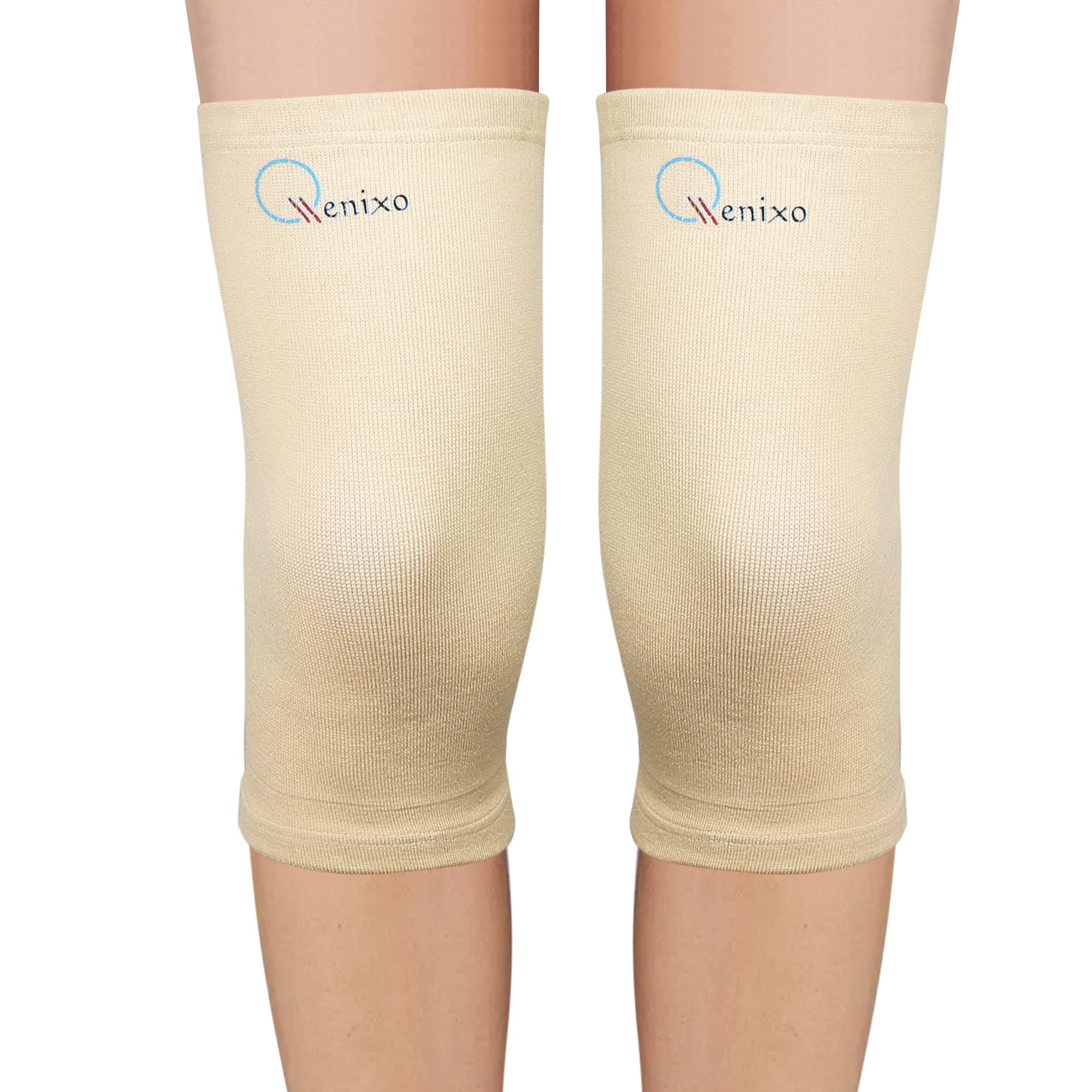QENIXO® Knee Cap Support,Breathable Fabric For Jogging Workout,Running,Relieves Joint Pain,Muscle Pain,Arthritis and Injury Recovery Walking And Workout Man nd Women (Skin, L) (B08XZFDL5L) Amazon Price History, Amazon Price Tracker