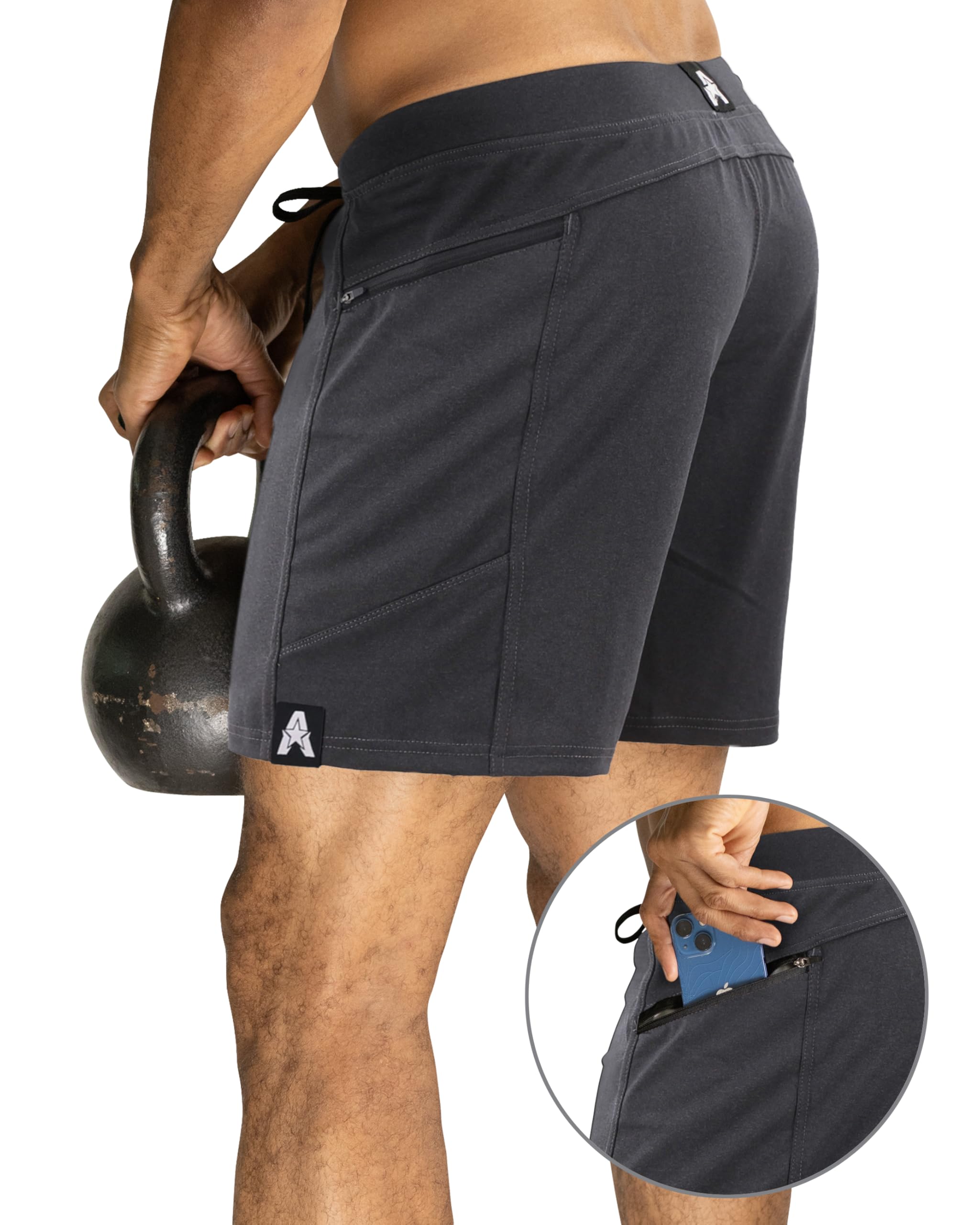 Anthem AthleticsHyperflex Mens Gym Shorts 5" 7" 9" Inseam Workout Athletic Sport Exercise Training Running Shorts for Men