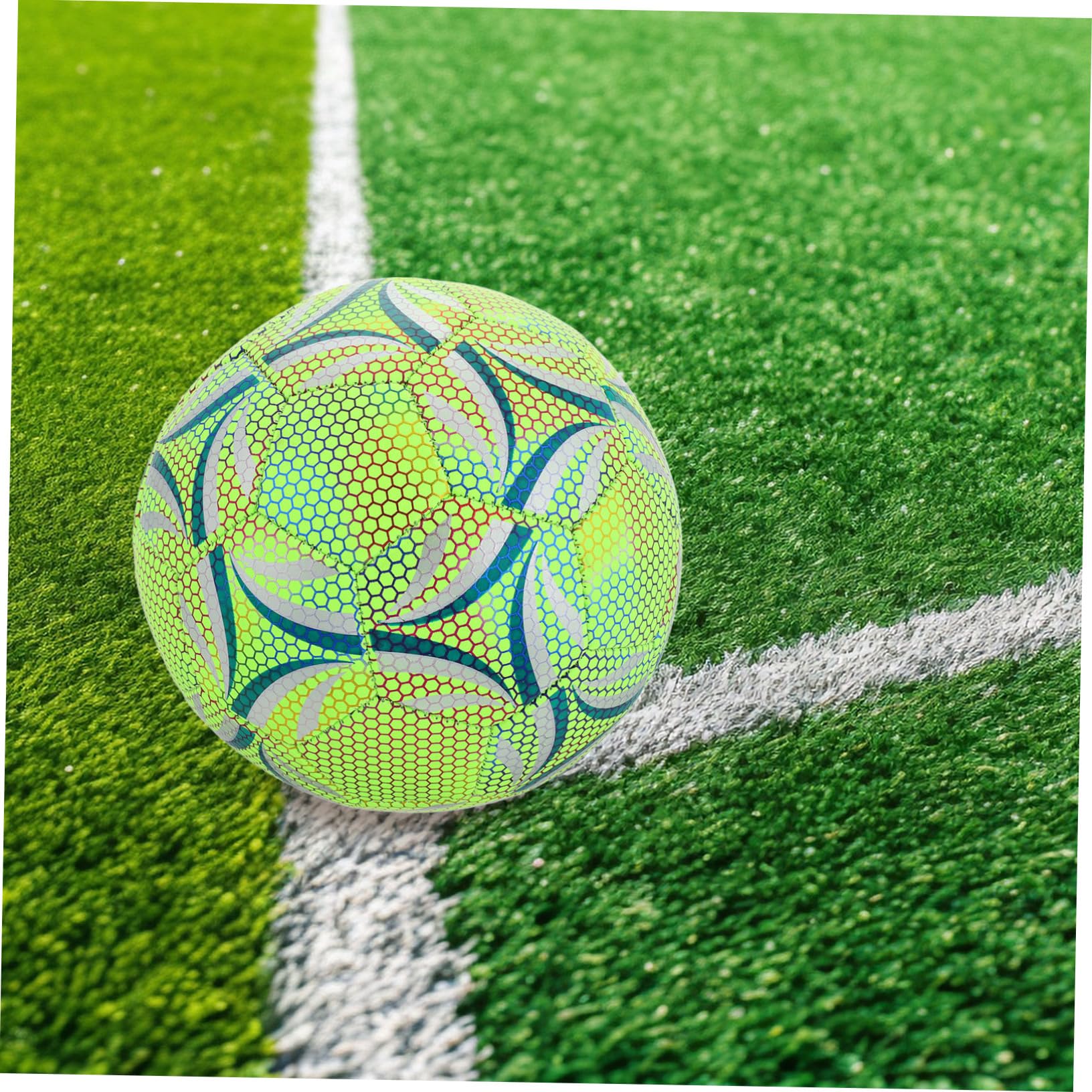 Toyvian Fútbol Luminoso Brillante Adultos Balón de Fútbol de Material Entrenamiento y Nocturno Seguro y Divertido
