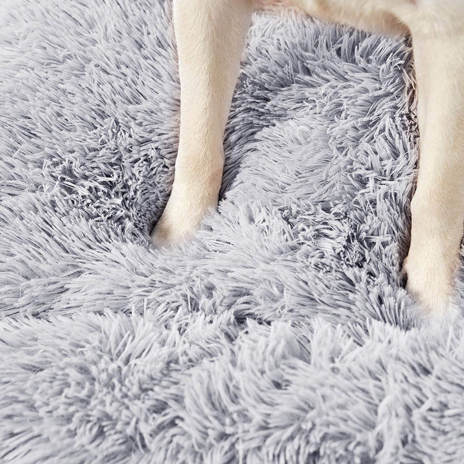 Cama Perro Gato Cojin Desenfundable Cama Piel Sintética Mascotas - Varias Tallas, Cojín Extraíble Cama Mascota Lavable Relleno Poliester