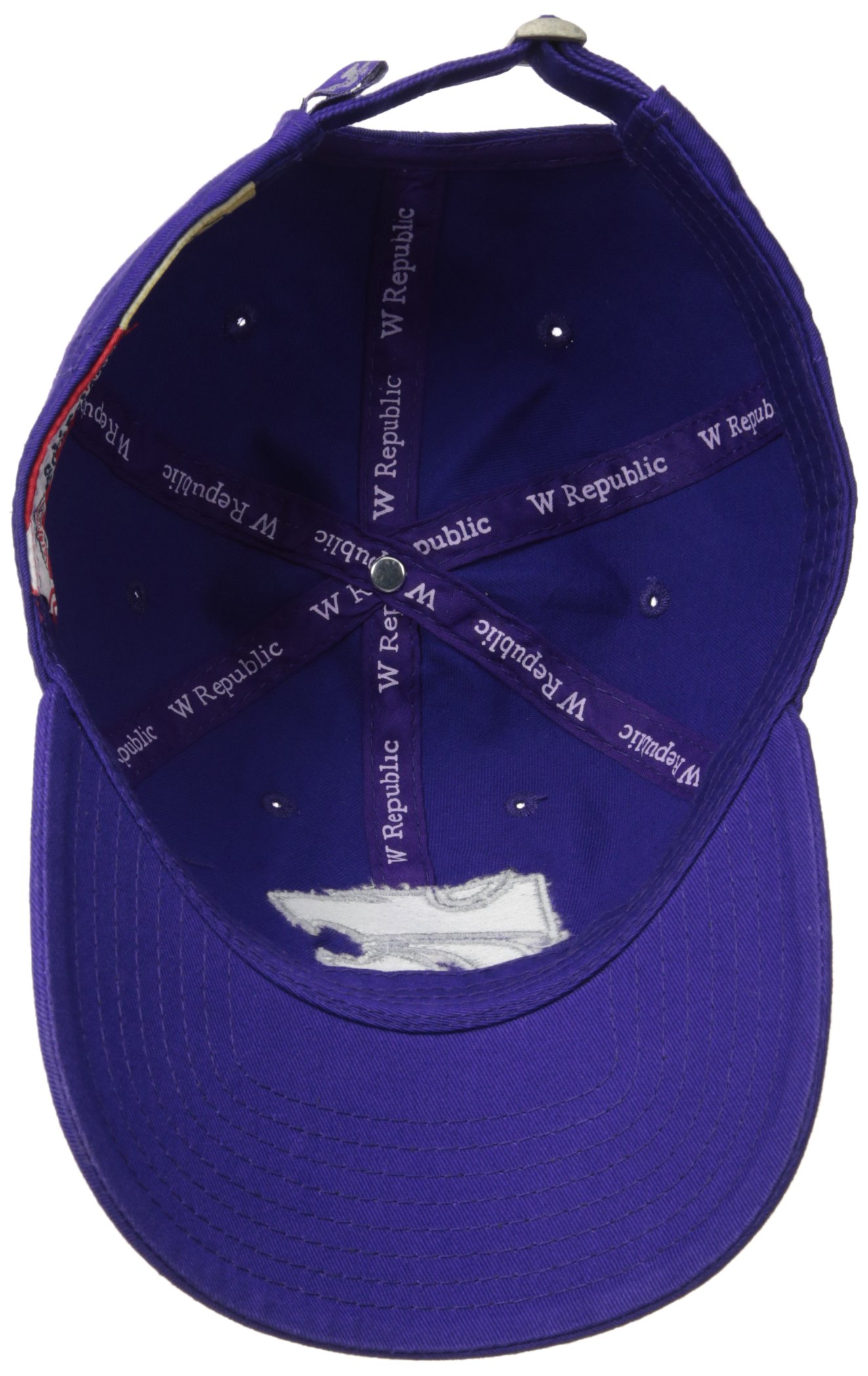 NCAA Kansas State Wildcats Relaxed Cotton Caps, One Size, Purple