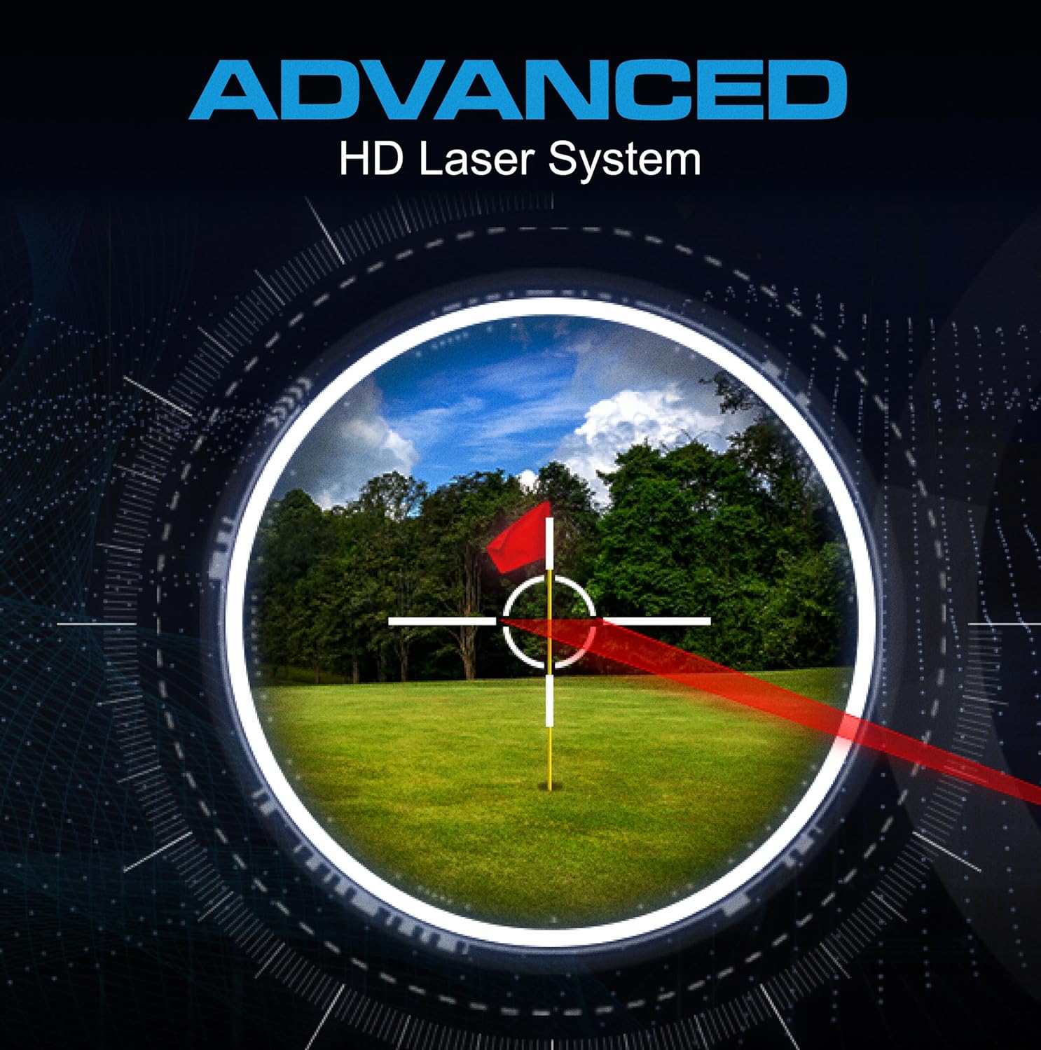 CaddyTalk Minimi NR, The Most Feature-Packed Golf Laser Rangefinder, Magic Slope, E-Slope, 6X Super Clear View, 10-1200M, Water Resistant, 700mAh Rechargeable Battery, Rangefinder Case