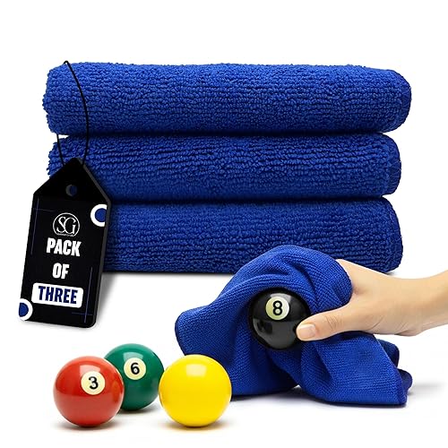 Billiard Ball Cleaning Towel Pack of 3 - Cue Cleaner