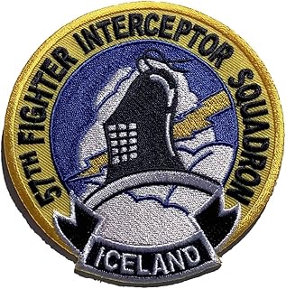 57th Fighter-Interceptor Squadron Patch â€“ w/Hook and Loop