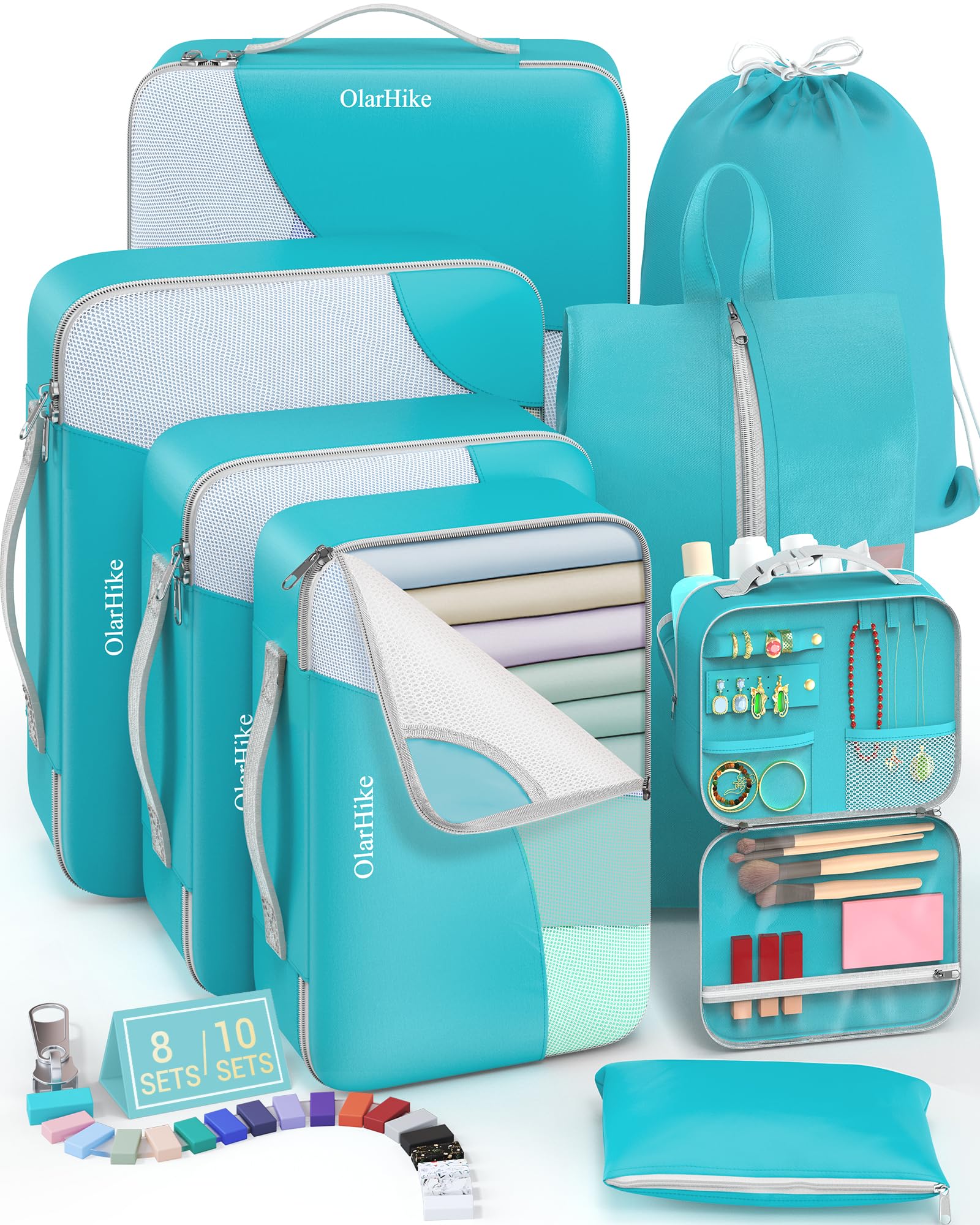 兎仔 éloge the Travel kit Amazon.com: 8 Set Packing Cubes for Travel, Gifts for Women