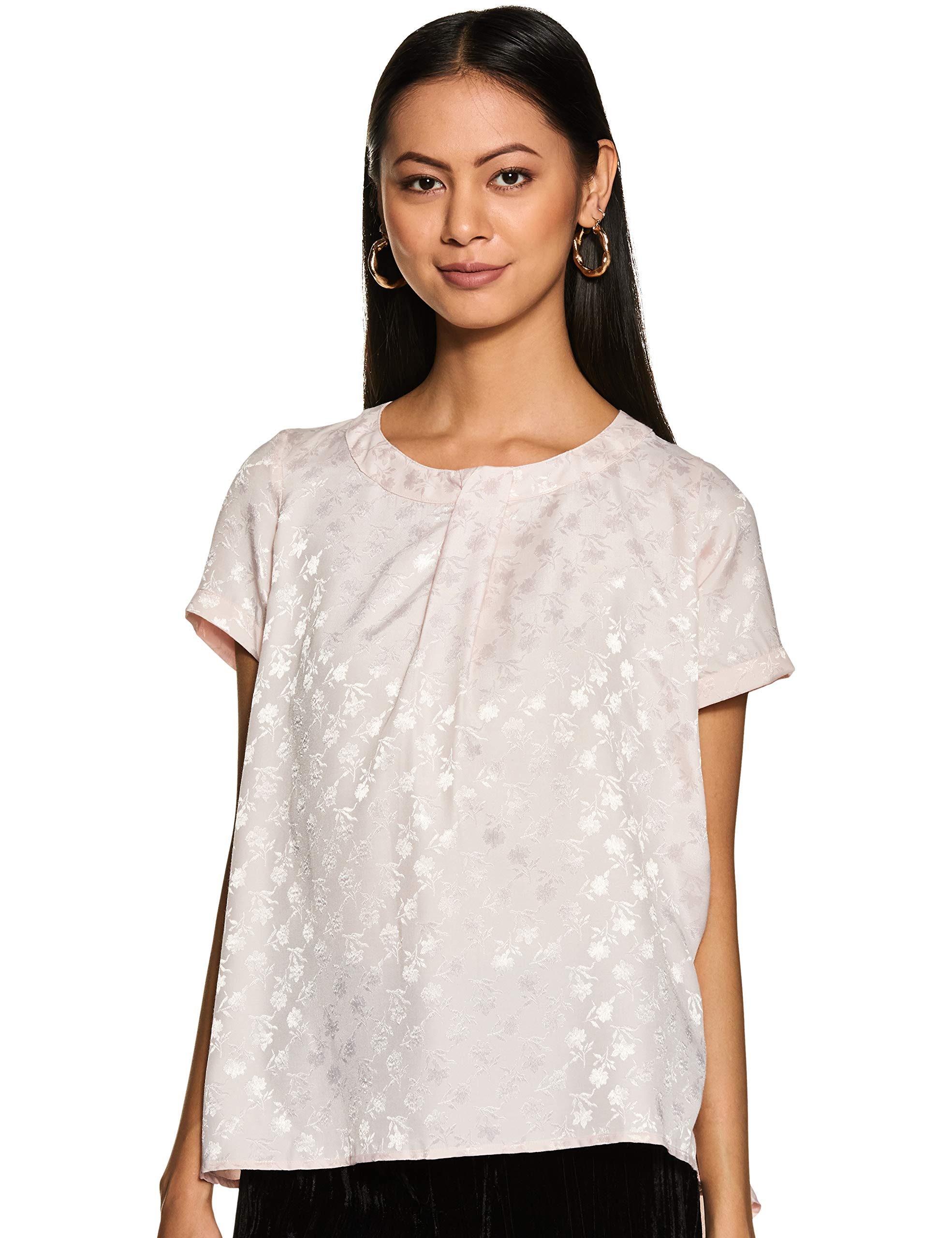 Park AvenueWomen's Solid Slim Fit Shirt