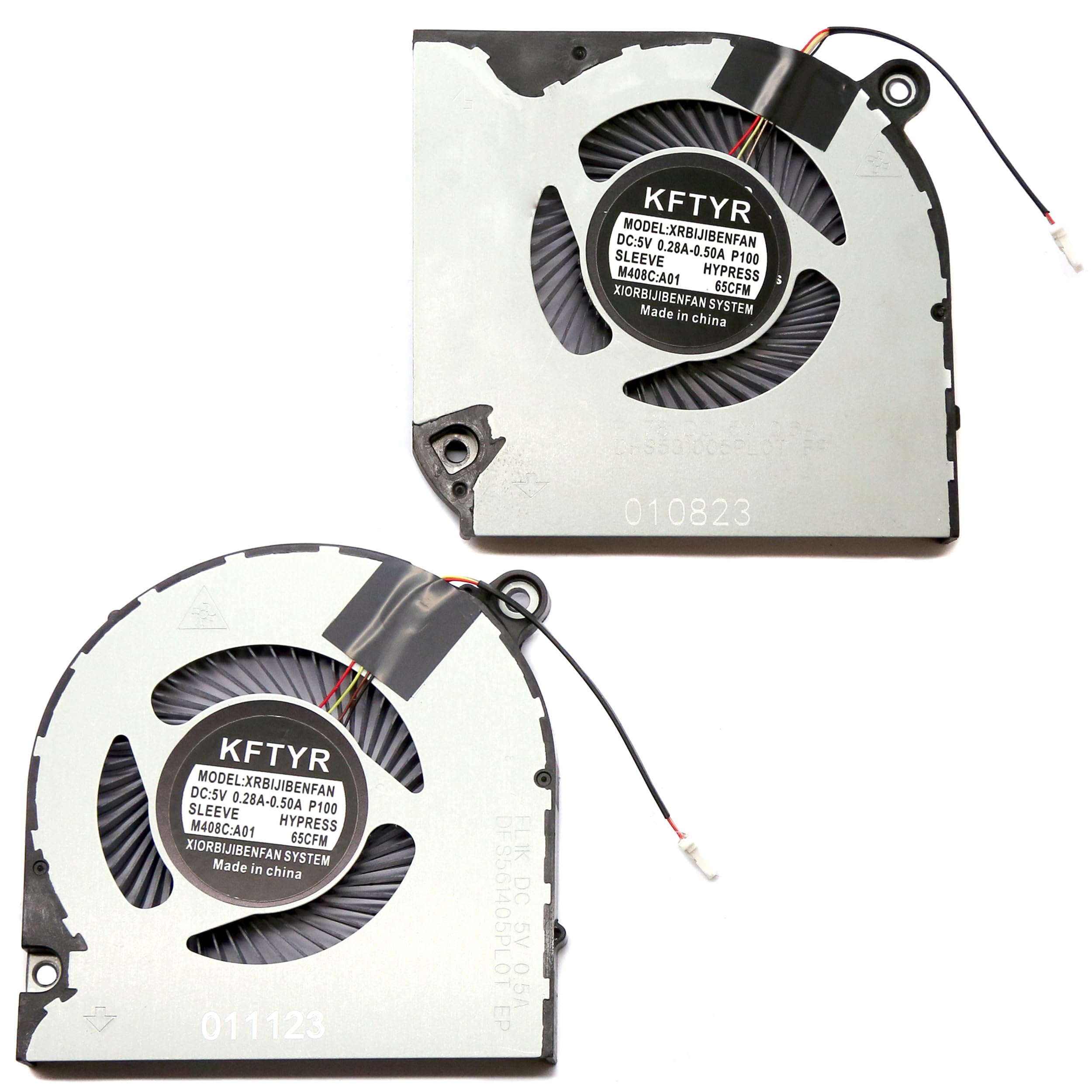 VENTILATEURS CPU & GPU COMPATIBLE POUR PC PORTABLE ACER NITRO 5 AN515-43 / AN515-54 / AN517-51