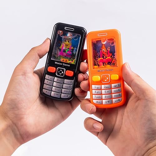 Miniatura 4 de Desyeryamimi Paquete de 18 juguetes de mano para lanzar anillos de agua, juguetes para teléfonos celulares nostalgia de los años 90, perfectos para