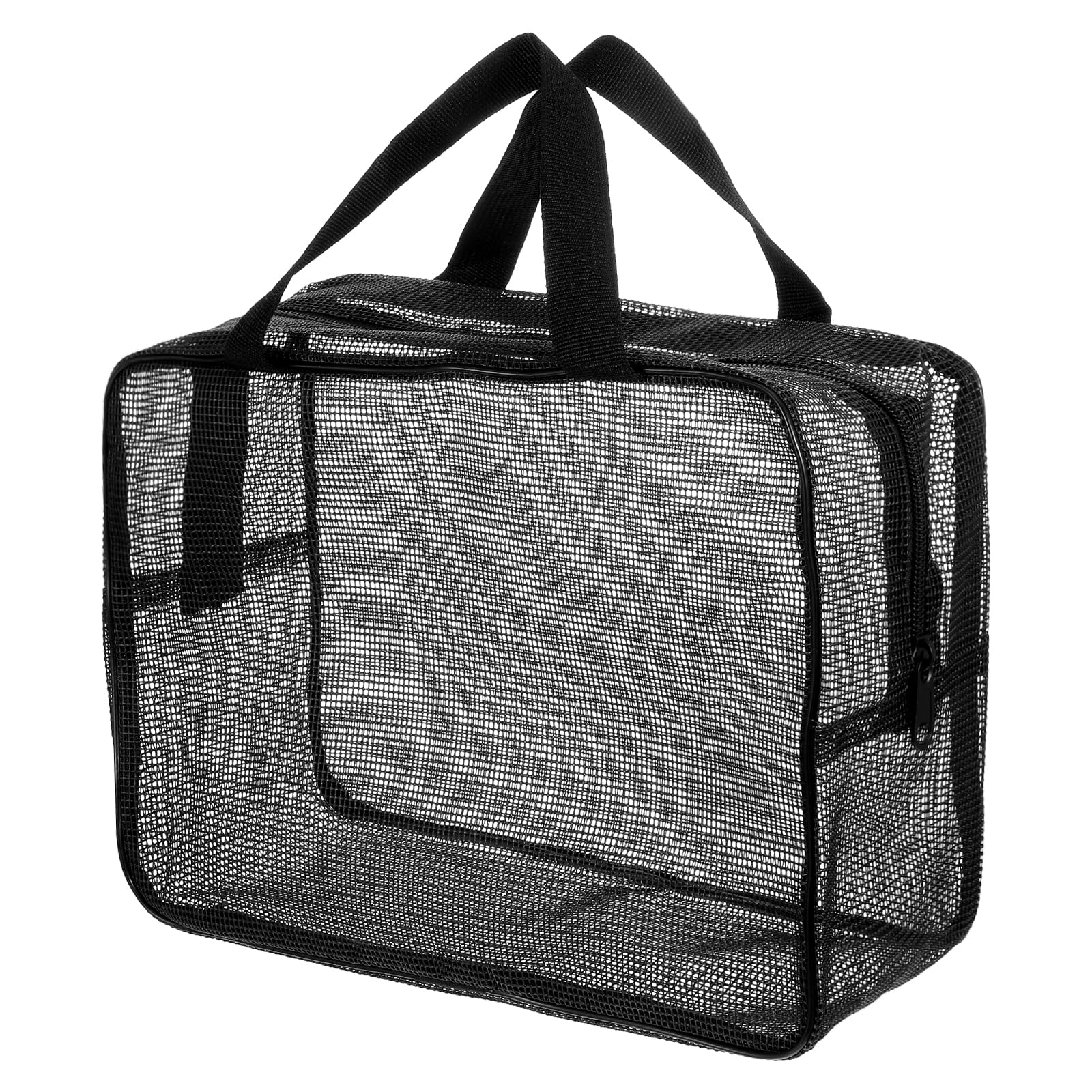 BOHUIZ Mesh Shower Caddy Bag Portable Toiletry Shower Tote Quick Dry Portable Tote Bag Zipper Toiletry Organizer Bags