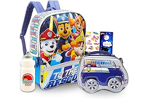 Paw Patrol Backpack and Lunch Box Bundle for Kids