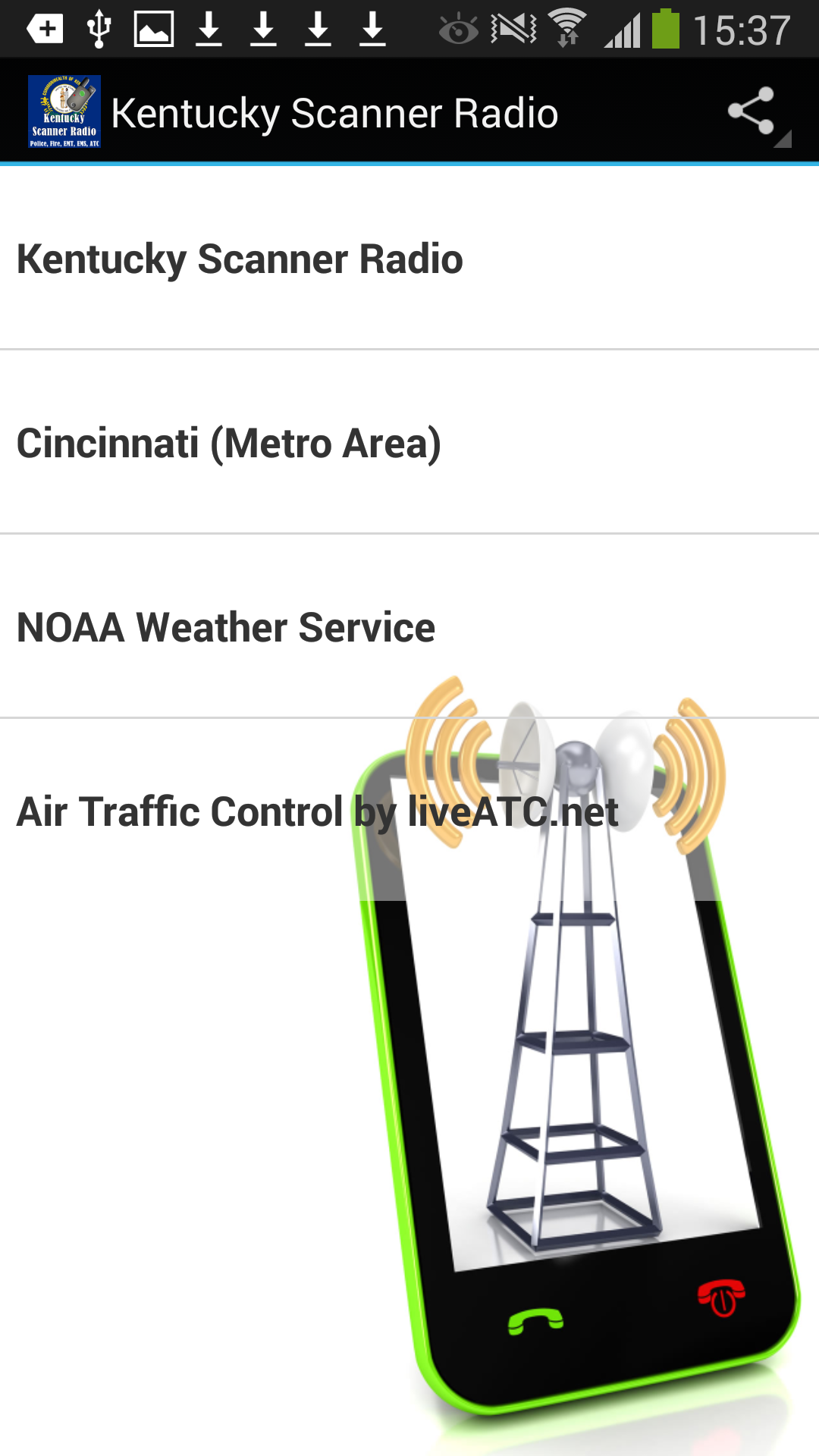 Kentucky Scanner Radio Police, Fire, EMS, ATC App on Amazon Appstore
