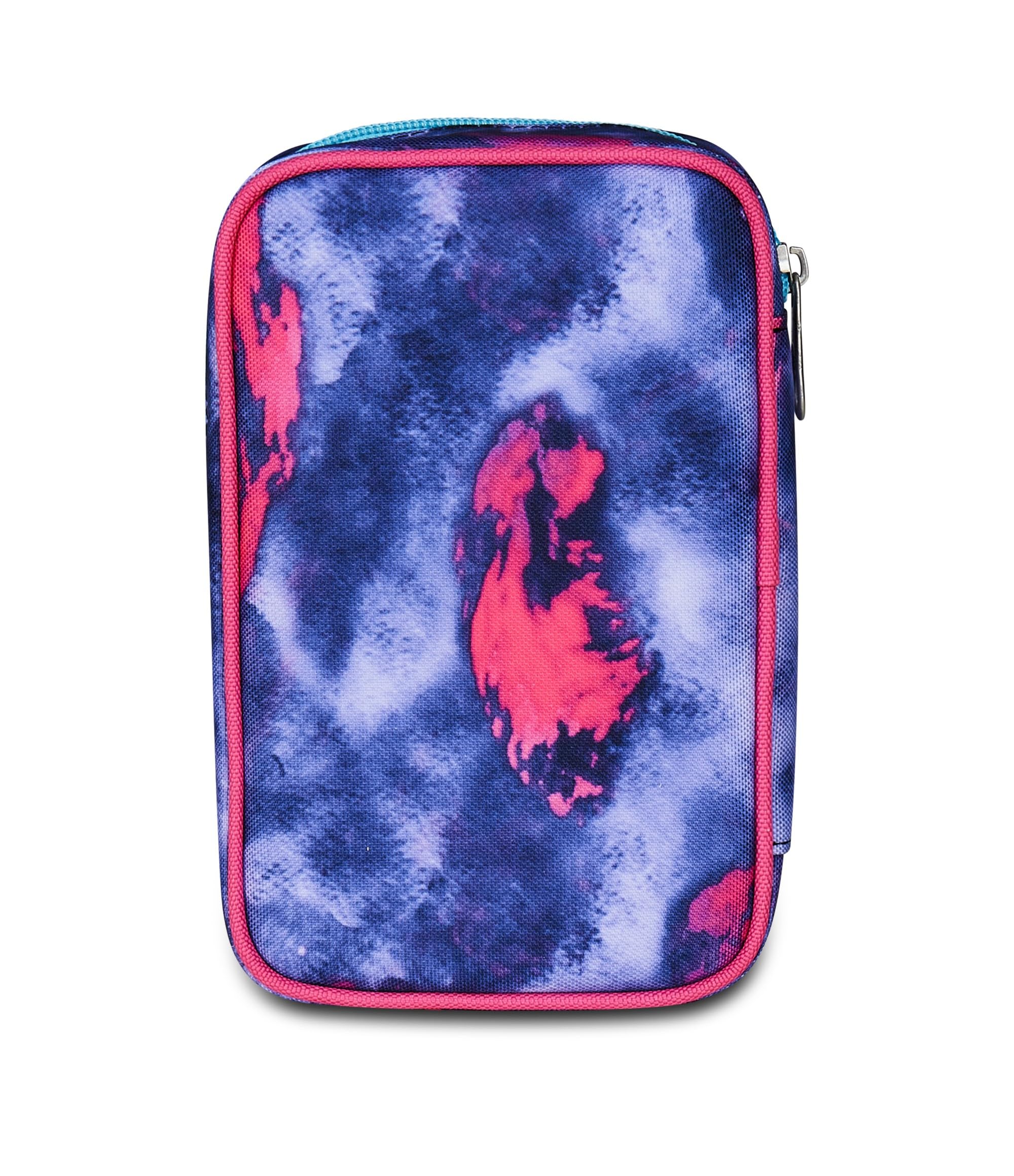 Seven Astuccio Scuola Speed Case SHADY DYE GIRL, Viola, Portapenne Mono Scomparto con Plance Amovibili, Completo Di Penne, Matite, Colori, Accessori Zaino, Scuola Elementare, Bambina