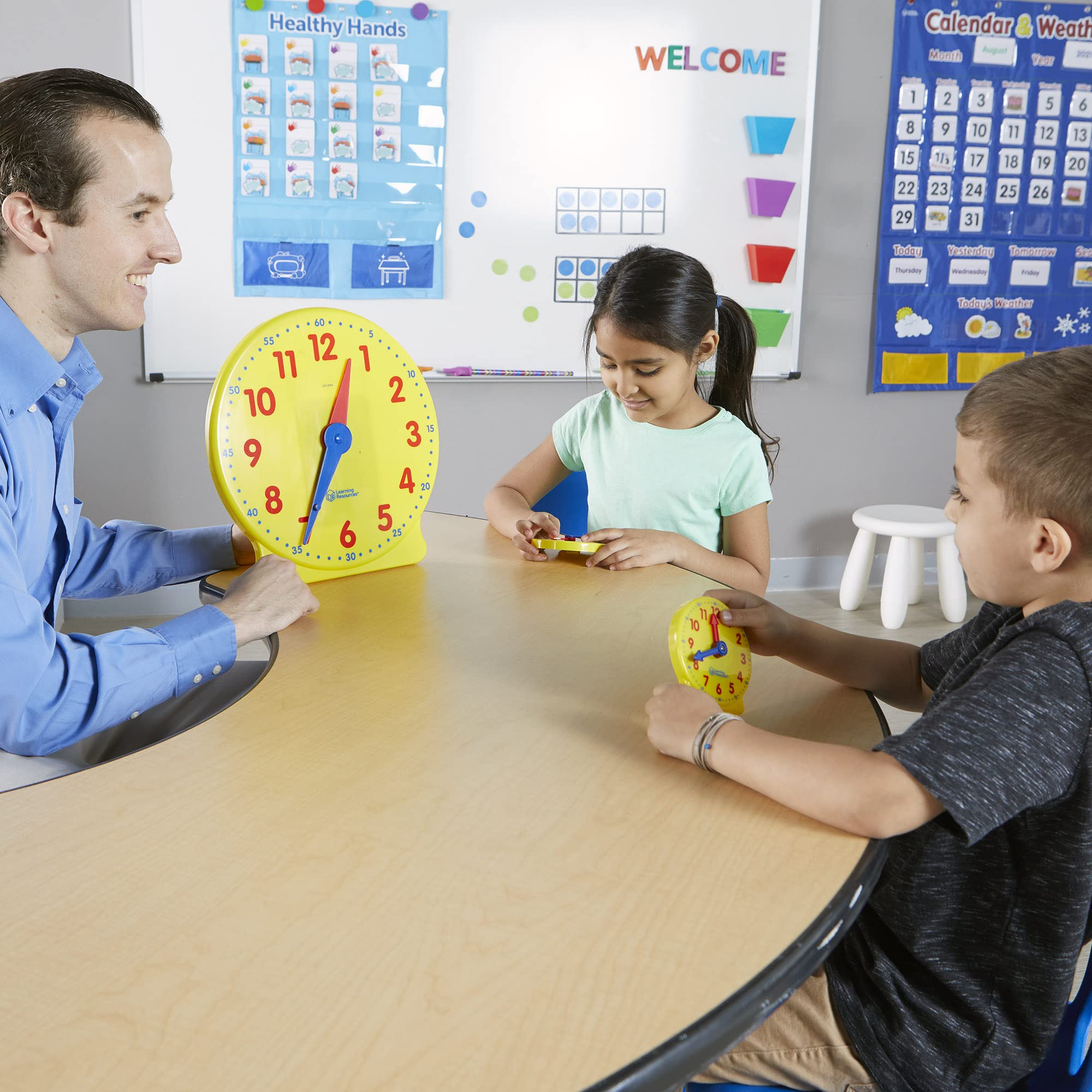 Buy Learning Resources Classroom Clock Kit 25 Pieces, Ages 5+ Clock