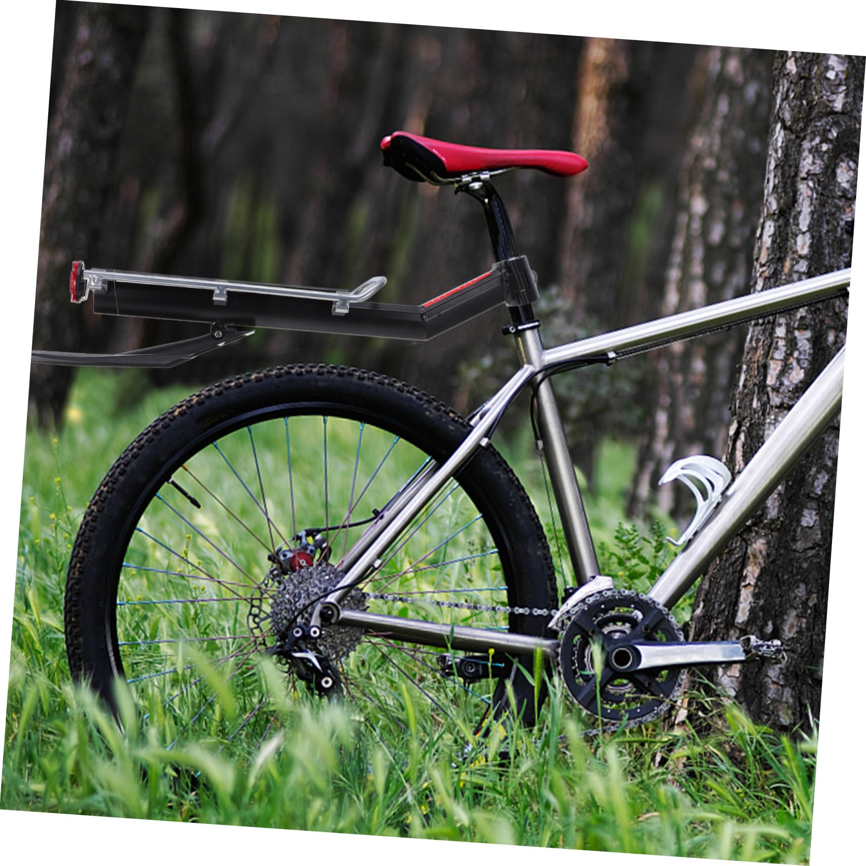 1ensemble Porte-Bagages Arrière Aluminium pour Vélo Support De Chargement Pratique Facile à Installer Compatible Vélos De Conçu pour Usage