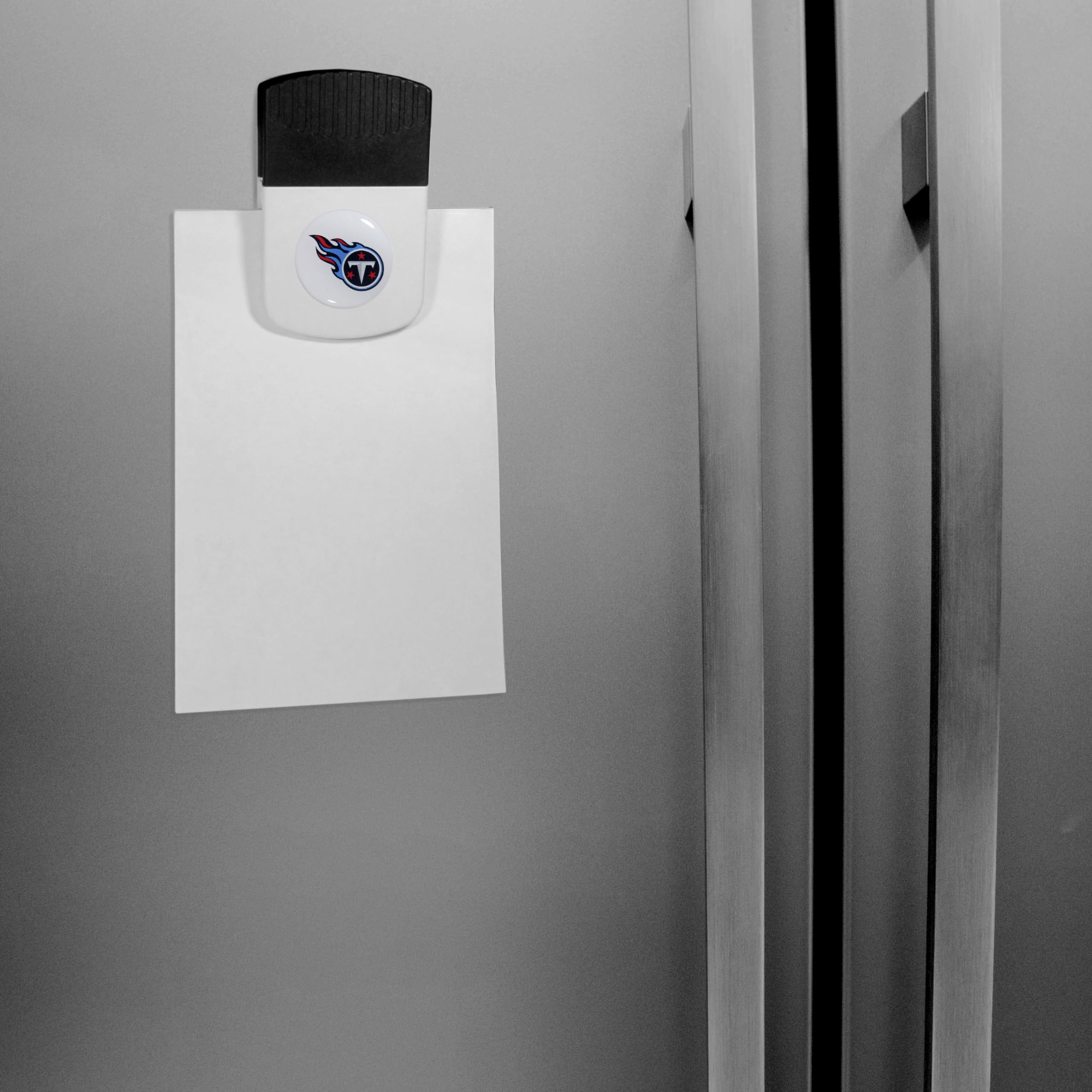Siskyou Sports NFL Tennessee Titans Chip Clip Magnet with Bottle Opener, 3pk One Size, White