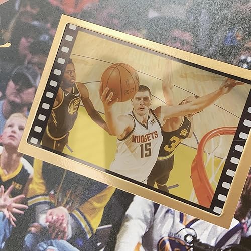 Miniatura 4 de sufenvera Póster enmarcado de Nikola Jokic de baloncesto con diseño de Nikola Jokic, collage de películas fotográficas, regalos de recuerdo para